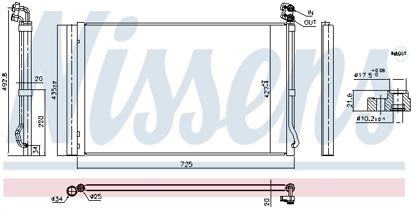 Airco condensor Nissens 941226