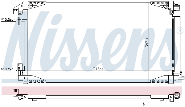 Nissens Airco condensor 941228