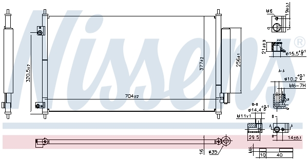 Nissens Airco condensor 941234