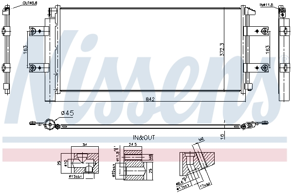 Airco condensor Nissens 941254