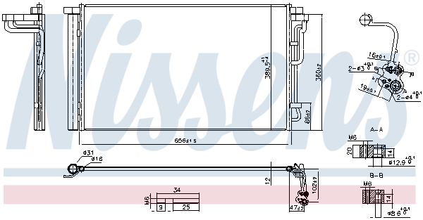Airco condensor Nissens 941262