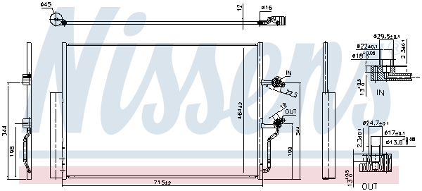 Airco condensor Nissens 941263