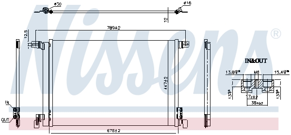Nissens Condensor, airconditioning 941266