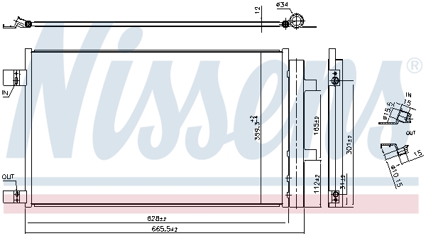 Airco condensor Nissens 941284