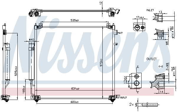 Nissens Airco condensor 941295