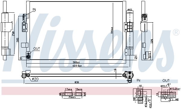 Airco condensor Nissens 941298