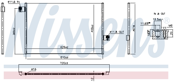 Nissens Condensor, airconditioning 941324