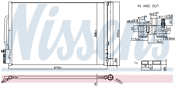 Nissens Condensor, airconditioning 941341