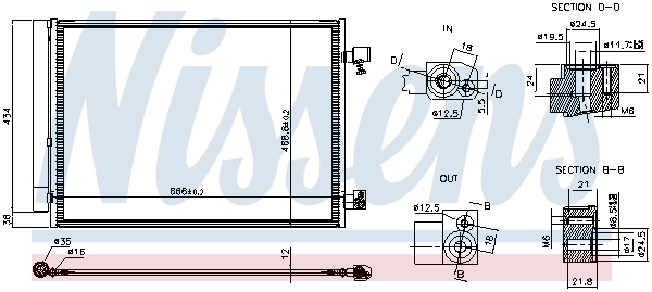 Nissens Condensor, airconditioning 941345
