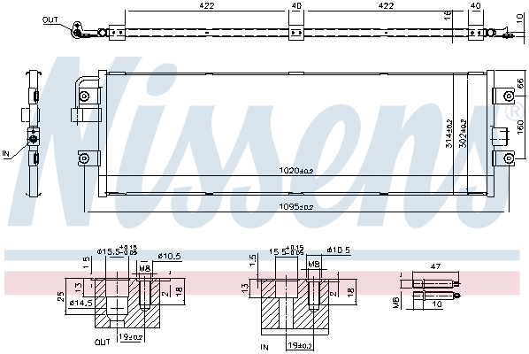Nissens Condensor, airconditioning 941355