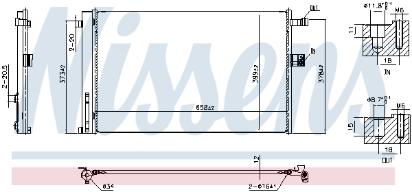 Nissens Condensor, airconditioning 941356