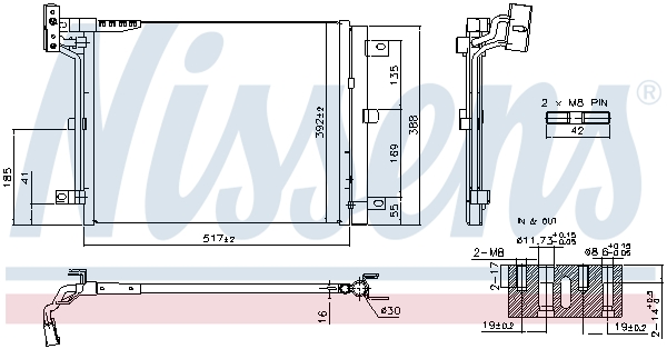 Nissens Condensor, airconditioning 941361