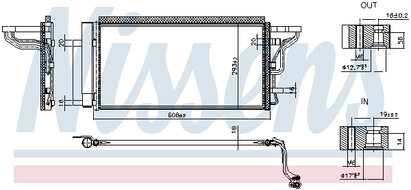 Nissens Condensor, airconditioning 941370