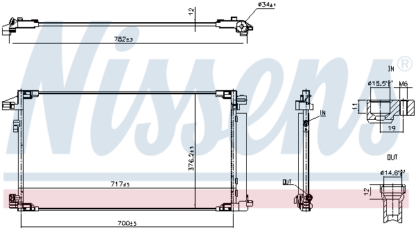 Nissens Condensor, airconditioning 941374