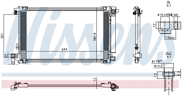 Nissens Condensor, airconditioning 941382