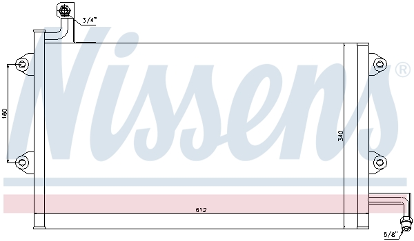 Nissens Airco condensor 94164