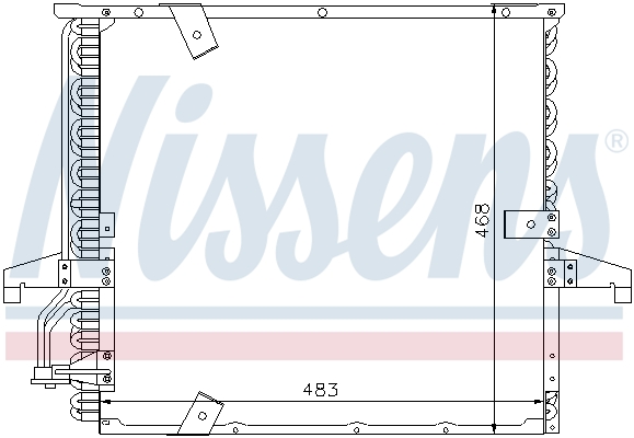 Nissens Airco condensor 94166