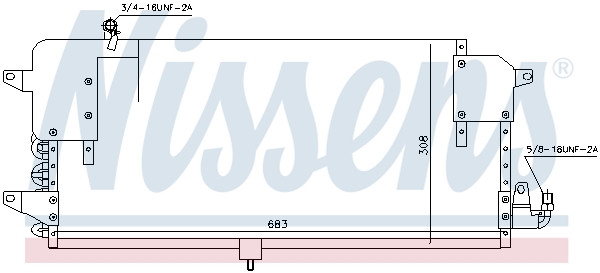 Nissens Airco condensor 94174