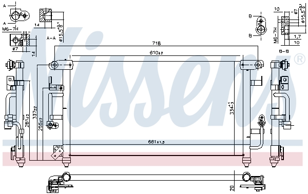 Nissens Airco condensor 94184