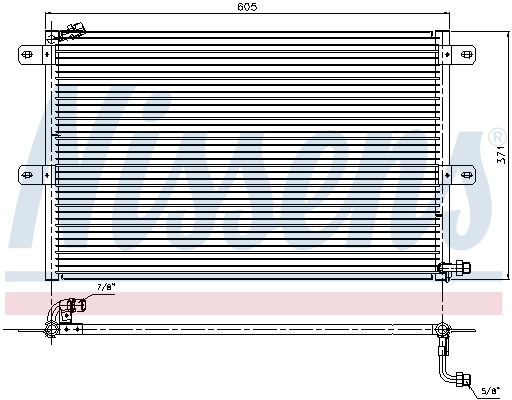 Nissens Airco condensor 94204