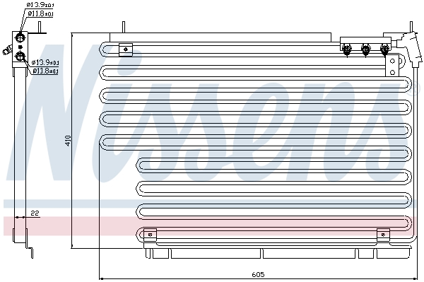 Nissens Airco condensor 94216