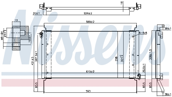 Airco condensor Nissens 94217