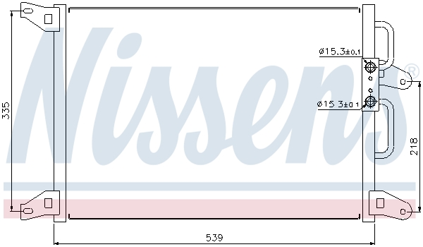 Airco condensor Nissens 94220