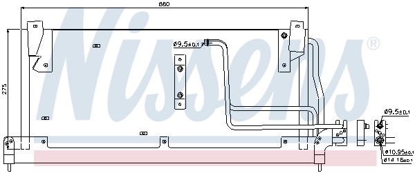 Nissens Airco condensor 94228