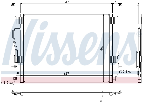 Nissens Airco condensor 94254