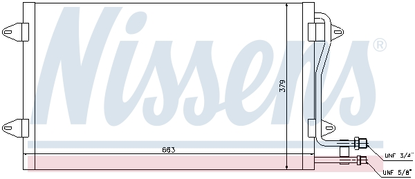 Nissens Airco condensor 94258