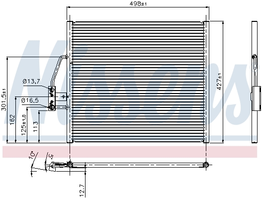 Nissens Airco condensor 94274