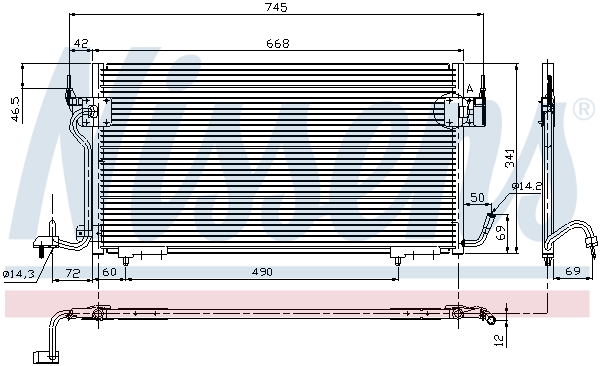 Nissens Airco condensor 94276