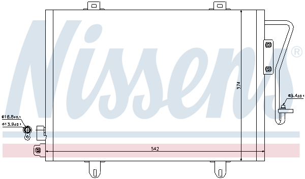 Nissens Airco condensor 94279