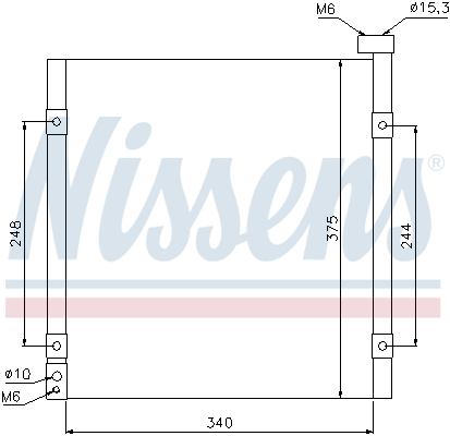 Nissens Airco condensor 94290