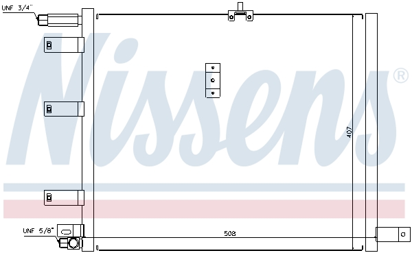 Nissens Airco condensor 94300