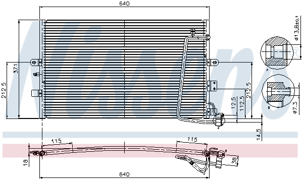 Nissens Airco condensor 94301