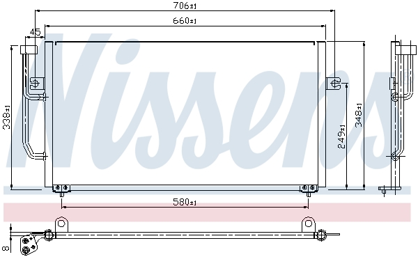 Nissens Airco condensor 94306