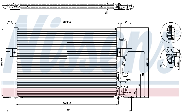 Nissens Airco condensor 94308