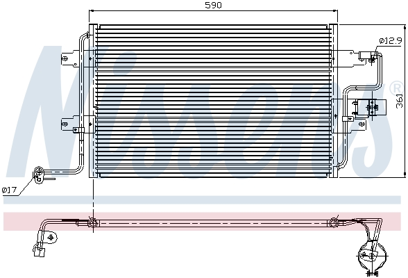 Nissens Airco condensor 94310