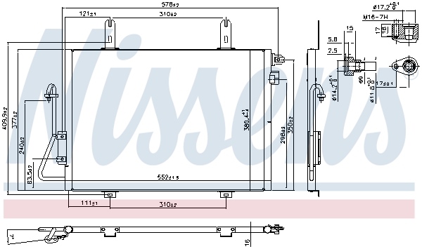 Nissens Airco condensor 94324