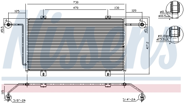 Nissens Airco condensor 94326