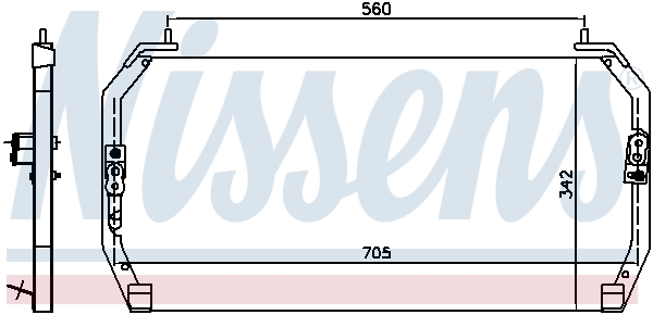 Nissens Airco condensor 94331