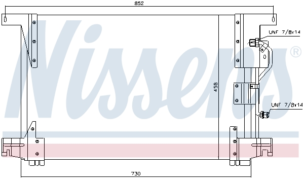 Nissens Airco condensor 94336