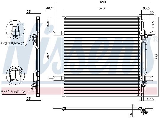 Nissens Airco condensor 94337