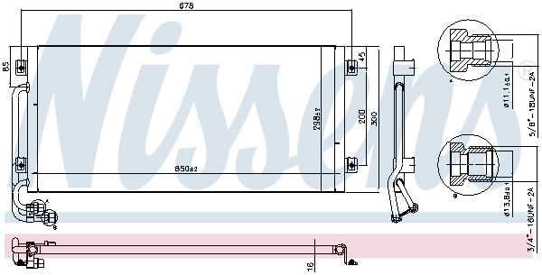 Nissens Airco condensor 94341