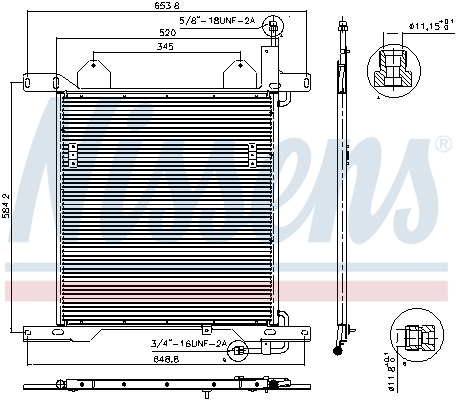 Nissens Airco condensor 94342