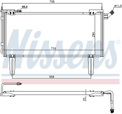 Nissens Airco condensor 94351