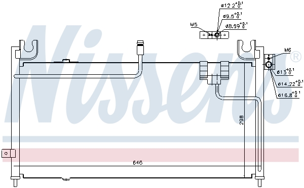 Nissens Airco condensor 94354