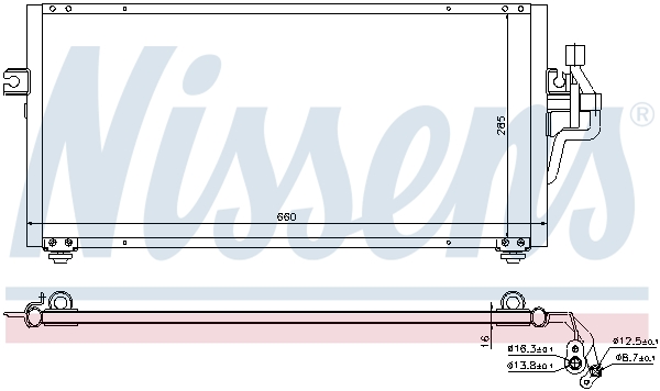 Nissens Airco condensor 94357