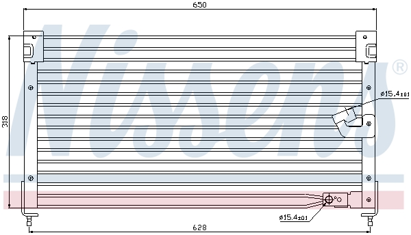 Nissens Airco condensor 94362